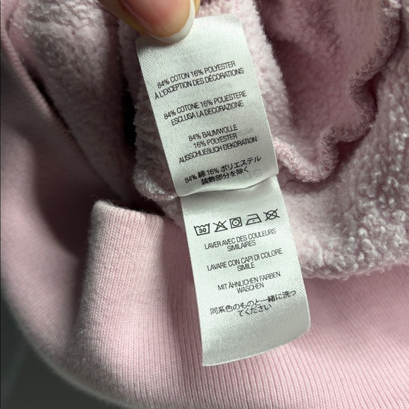 Supreme Light Pink Hoodie with White Logo s/s 22 - Picture 9 of 11